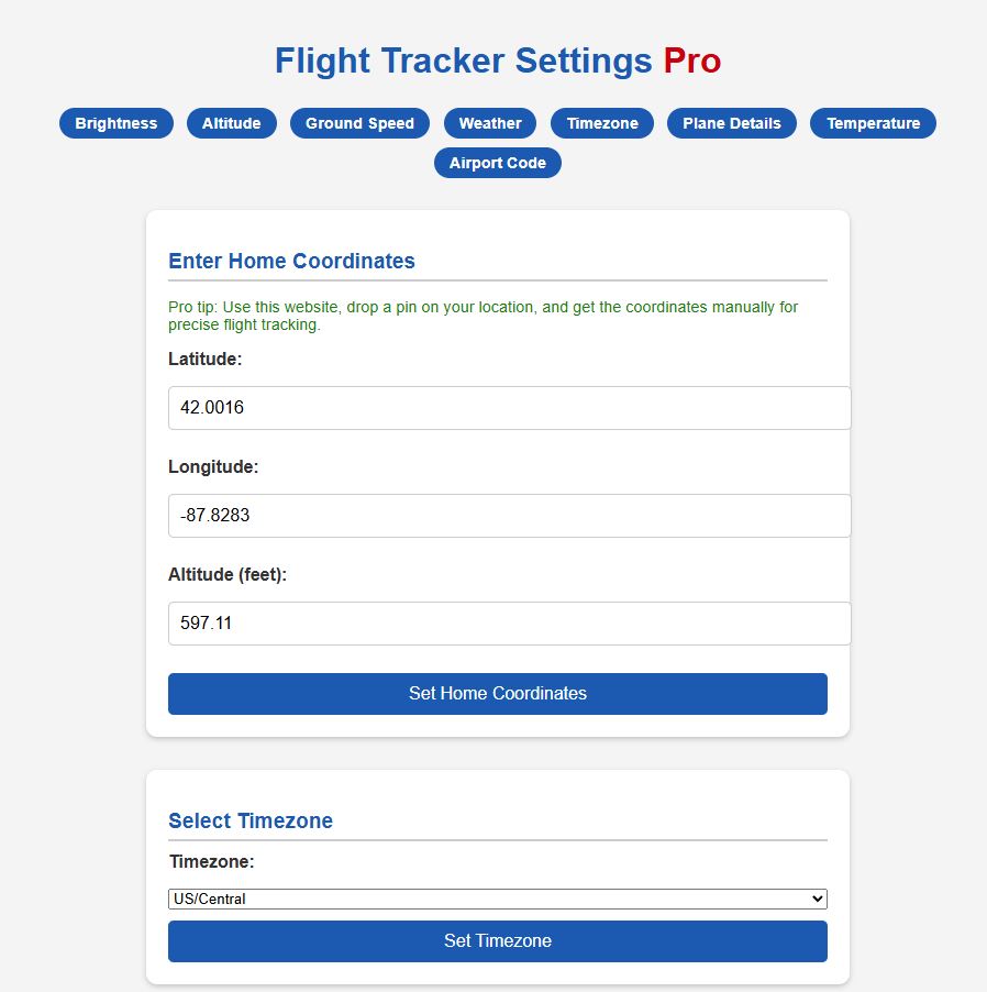 LED Flight Tracker Matrix Display | Flight Radar for Your Home